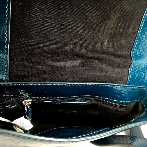 Marc by Marc Jacobs Small Aqua Faux Leather Bag - Picture 3 of 12